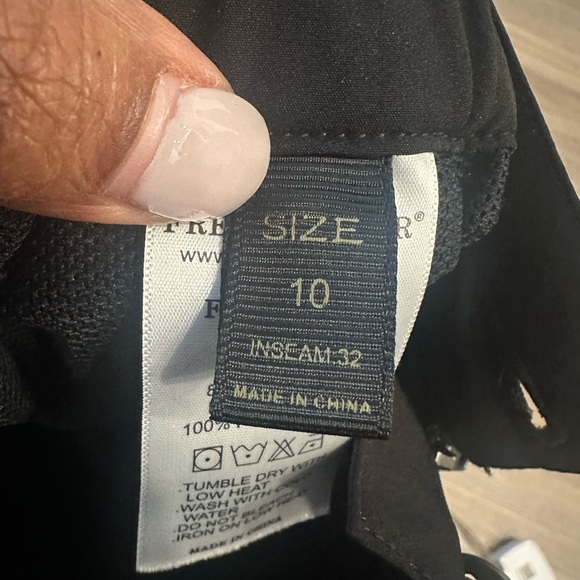 Free Soldier Tactical Pants Womens Size 10 Black Straight Leg Nylon  W/Pockets. - Picture 5 of 5